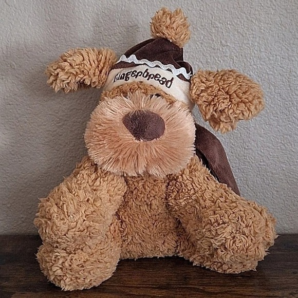 Gingerbread Brown Puppy Dan Dee Collectors Choice Plush - Picture 2 of 10